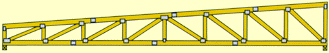 Sloping Top Chord (Howe Configuration)