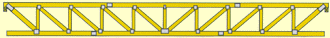 Top Cord Bearing Flat Truss (Pratt Configuration)